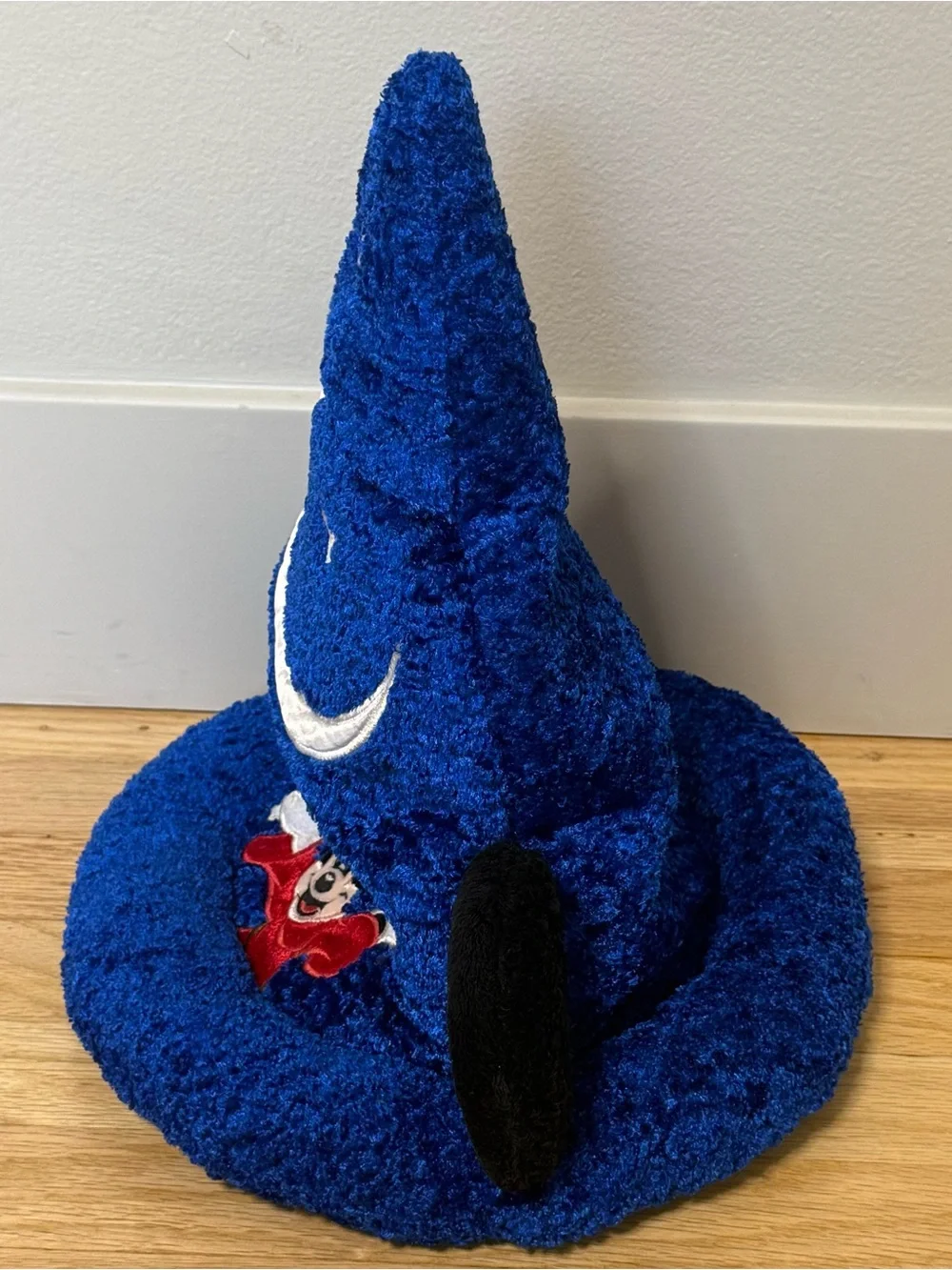 Disney Parks Mickey Mouse Fantasia Hat Sorcerer Wizard Plush Ears Size YOUTH